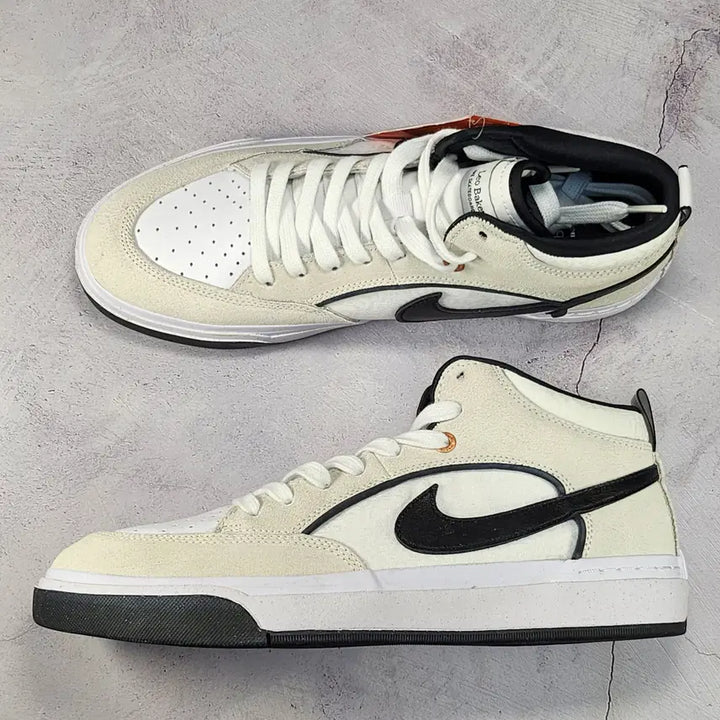 [BUNJANG] Nike SB React Leo White Black Sneakers / 나이키 280 SB 리액트 레오 화이트 블랙 새제품