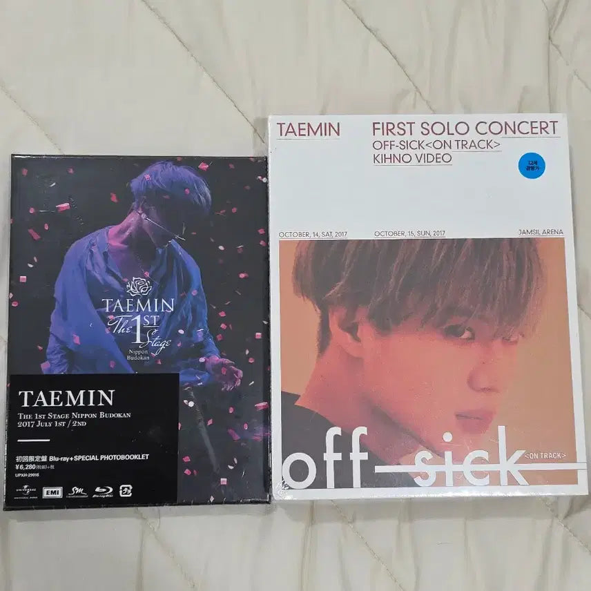 [BUNJANG] Taemin Budokan Blu-ray &amp; KiT Video Bundle Set / 태민 부도칸 블루레이, 키노 비디오 미개봉 새상품 일괄 판매