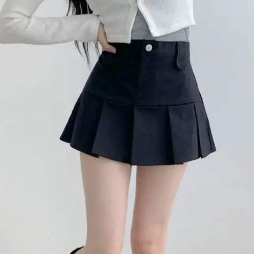 [BUNJANG] Pleated Mini Skirt / 플리츠 미니스커트