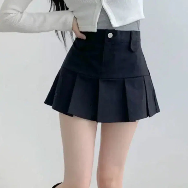 [BUNJANG] Pleated Mini Skirt / 플리츠 미니스커트