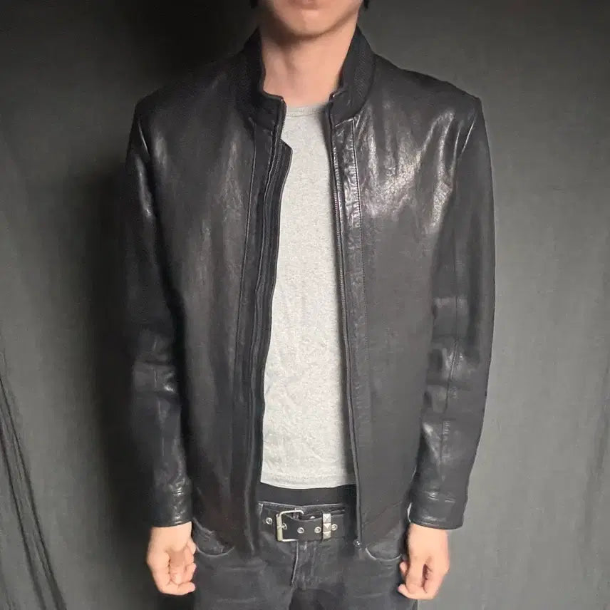 [BUNJANG] Italy Lamb Skin Leather Jacket / ltaly lamb skin leather jacket
