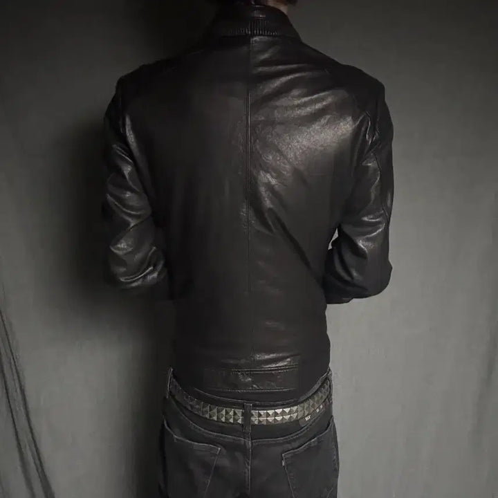 [BUNJANG] Italy Lamb Skin Leather Jacket / ltaly lamb skin leather jacket