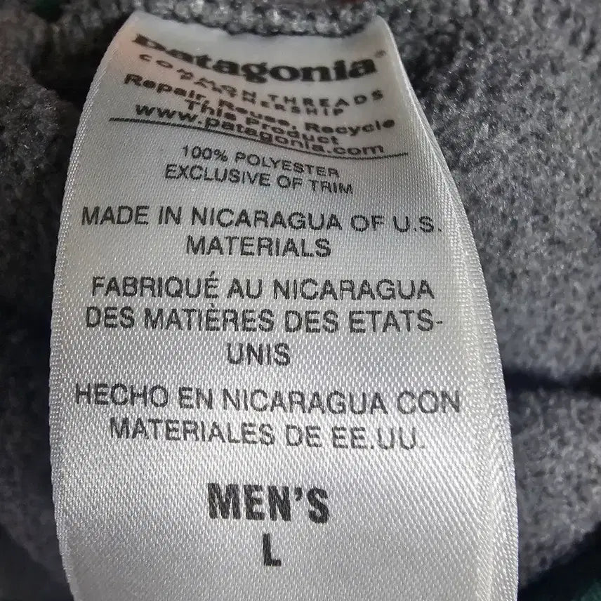 [BUNJANG] Patagonia Synchilla Nickel Gray Green Fleece / 파타고니아 신칠라 L 니켈 그레이 그린