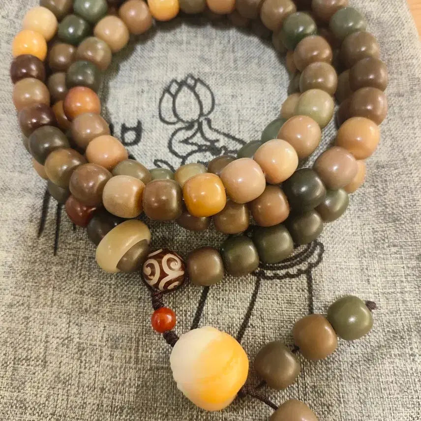 [BUNJANG] Bodhi Root Prayer Beads 108 Beads 11mm / 합장 보리근 염주 108주 11mm