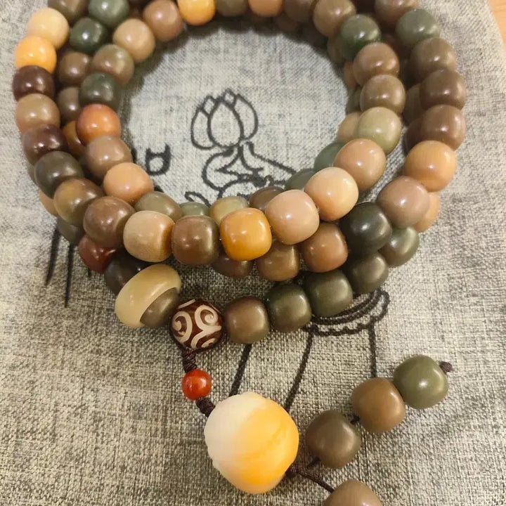 [BUNJANG] Bodhi Root Prayer Beads 108 Beads 11mm / 합장 보리근 염주 108주 11mm