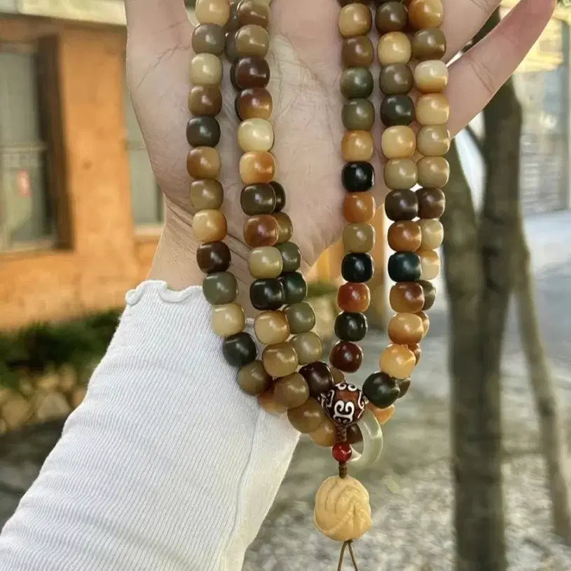 [BUNJANG] Bodhi Root Prayer Beads 108 Beads 11mm / 합장 보리근 염주 108주 11mm