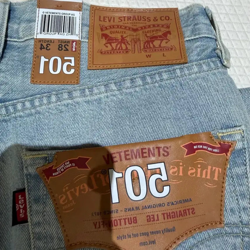 [BUNJANG] VETEMENTS Denim Pants / 베트멍 데님팬츠