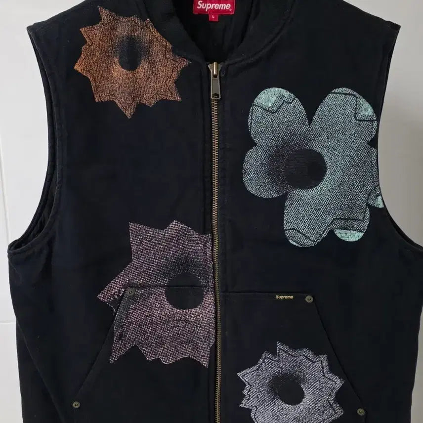 [BUNJANG] Supreme Nate Lowman Vest L / 슈프림 nate lowman 콜라보 베스트 조끼 L