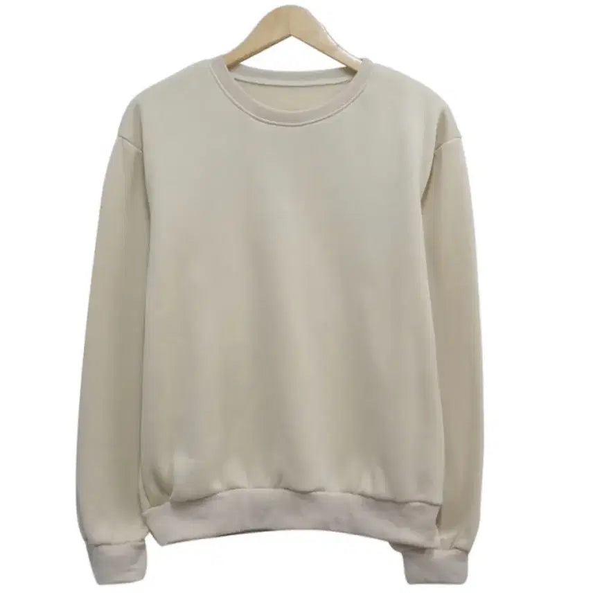 [BUNJANG] Muji Fleece Lined Sweatshirt / 무지 기모 맨투맨
