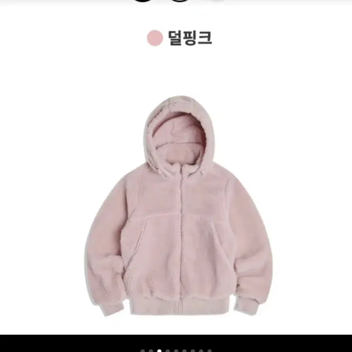 [BUNJANG] Pink Sherpa Hoodie Jacket / 핑크색 뽀글이 후드 집업 자켓