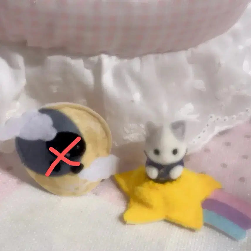 [BUNJANG] Sylvanian Families Milky Way Starry Sky Latte Cat Newborn / 실바니안 밀키웨이 별똥별 라떼 고양이 신생아