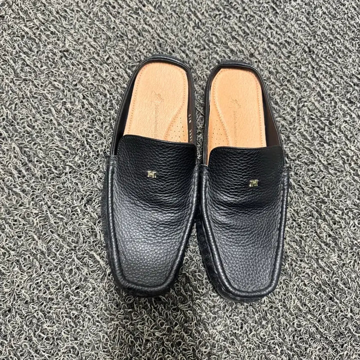 [SOLD OUT] 진이디오 수제화 블랙 가죽 뮬230사이즈