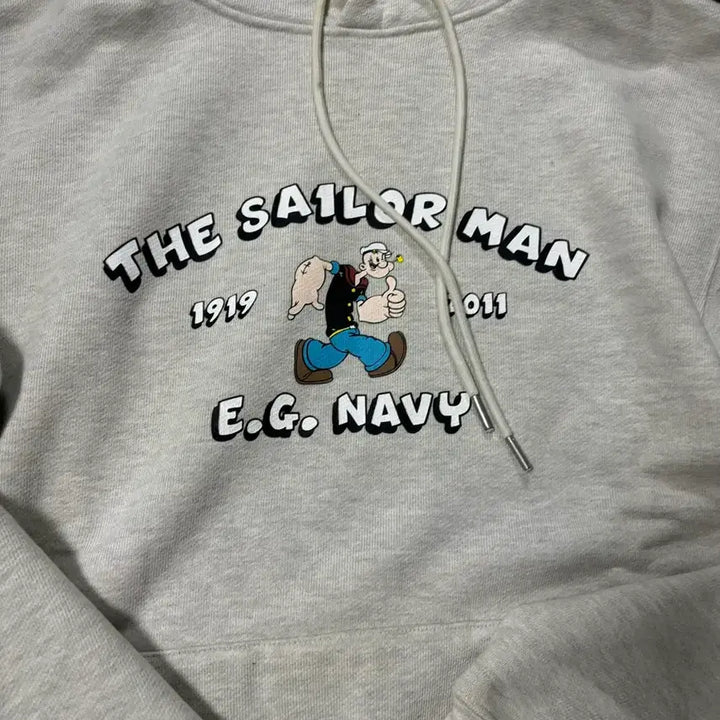 [BUNJANG] Espionage Popeye Hoodie (L) / 에스피오나지 후드 뽀빠이 L 105