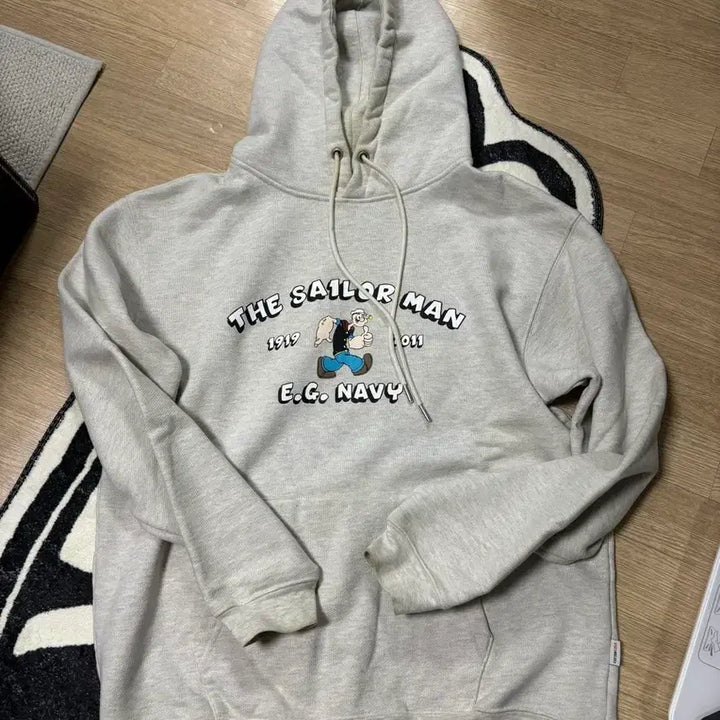 [BUNJANG] Espionage Popeye Hoodie (L) / 에스피오나지 후드 뽀빠이 L 105