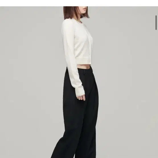 [BUNJANG] Musinsa Standard Lambswool Crop Cardigan Ivory L / 무신사스탠다드 램스울 크롭 가디건 아이보리 L사이즈