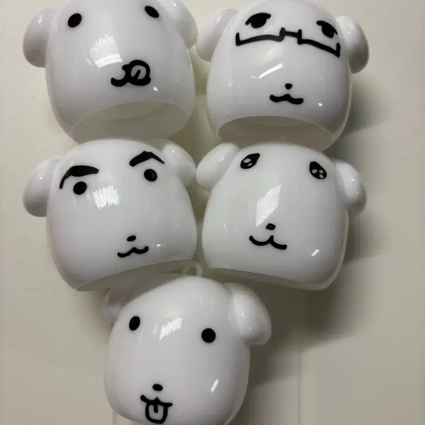 [BUNJANG] Ganadi Face Keyring Bundle Set / 가나디 머리 뚜껑 키링 안경 메롱 울먹 눈썹 신상 일괄 음료 양도 덤O