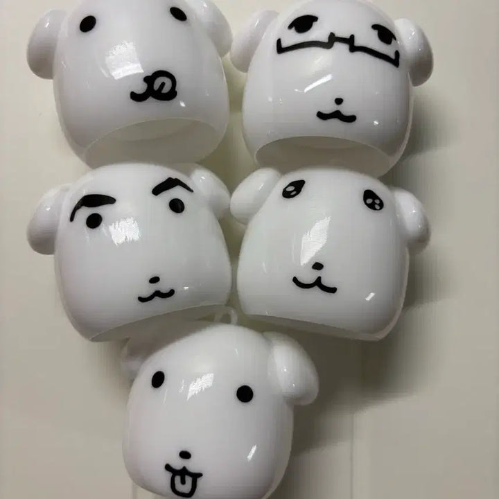 [BUNJANG] Ganadi Face Keyring Bundle Set / 가나디 머리 뚜껑 키링 안경 메롱 울먹 눈썹 신상 일괄 음료 양도 덤O
