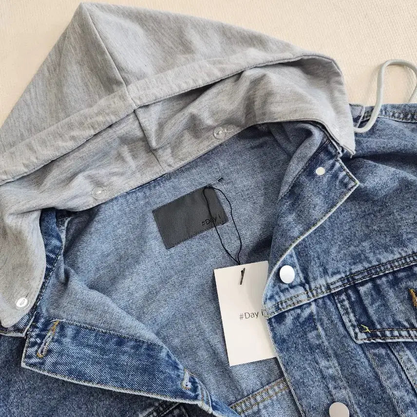 [BUNJANG] Hooded Denim Jacket / 후드 데님 청자켓