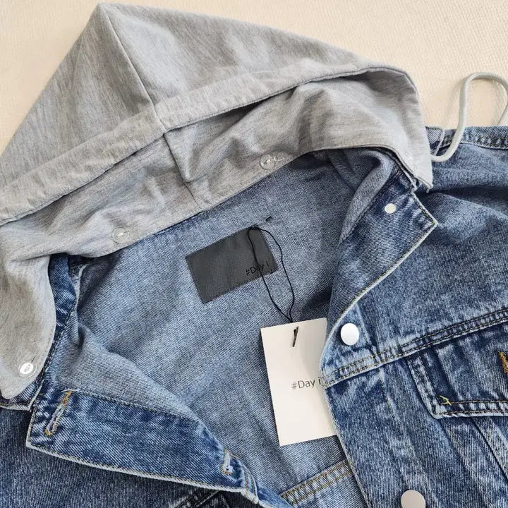 [BUNJANG] Hooded Denim Jacket / 후드 데님 청자켓