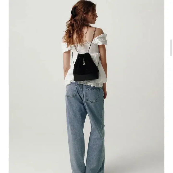 [BUNJANG] The Vanet Magnolia Off-Shoulder White Top Blouse / 더바넷 magnolia 매그놀리아 오프숄더 화이트 탑 나시 블라우스