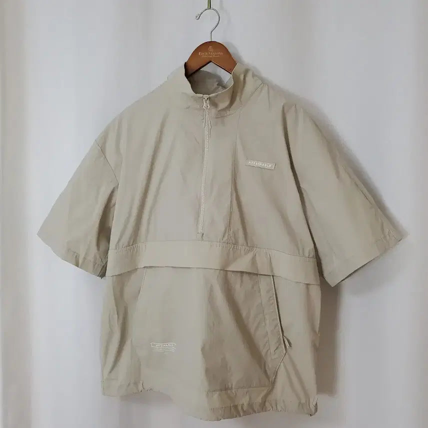 [BUNJANG] Frank Stone Anorak Jacket Oatmeal Beige Men&
