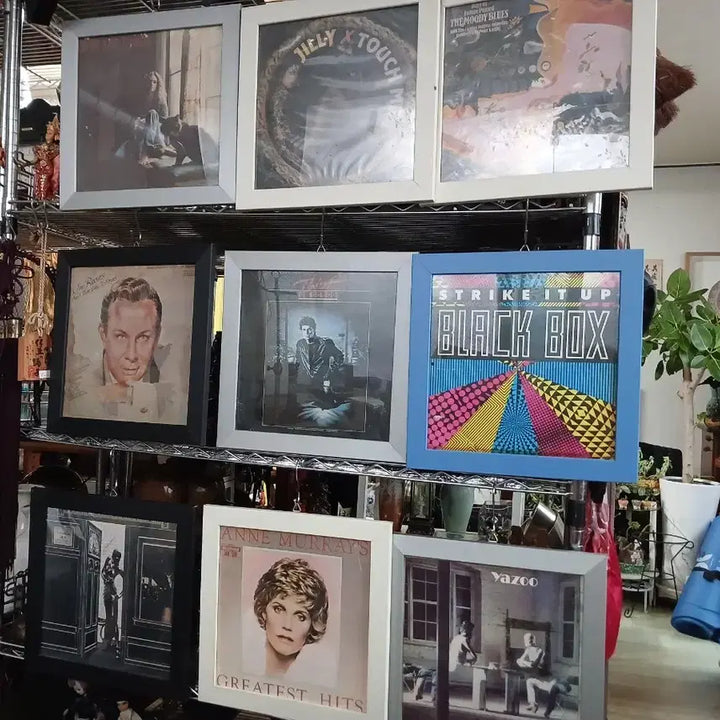 [BUNJANG] Harry Belafonte &amp; Mariah Carey LP Frame Bundle Set / 해리 벨라폰테/머라이어 캐리 LP 액자