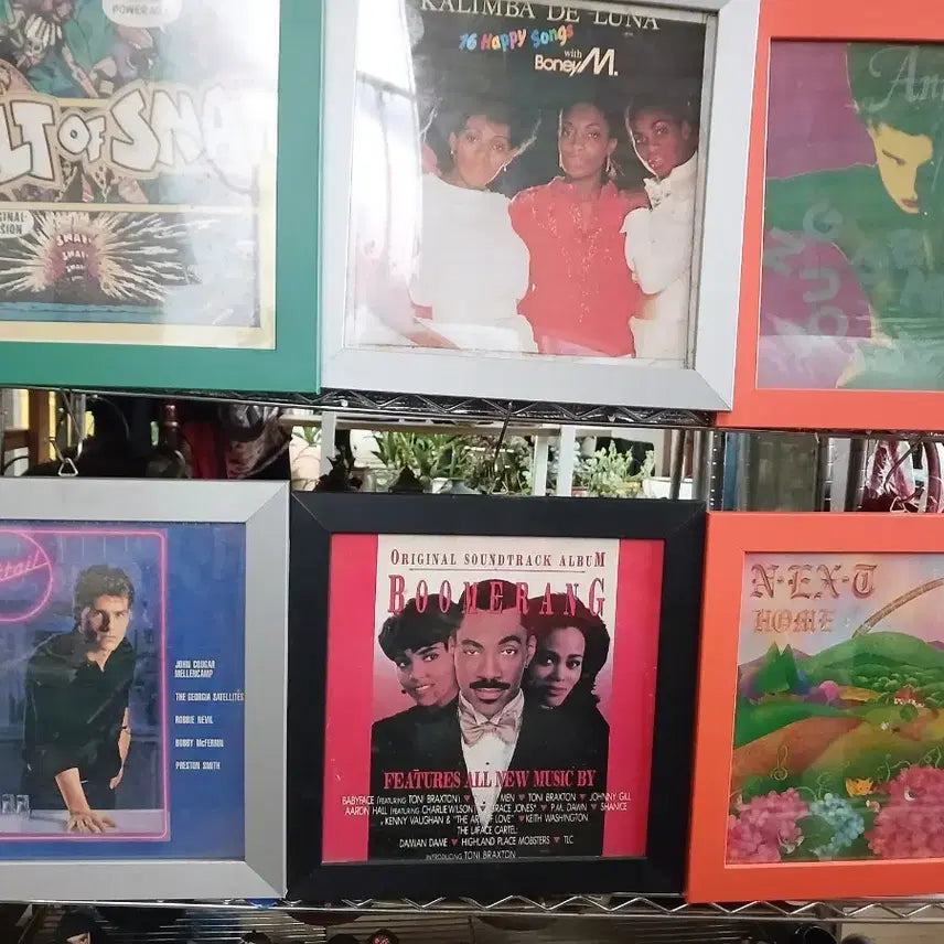 [BUNJANG] Harry Belafonte &amp; Mariah Carey LP Frame Bundle Set / 해리 벨라폰테/머라이어 캐리 LP 액자