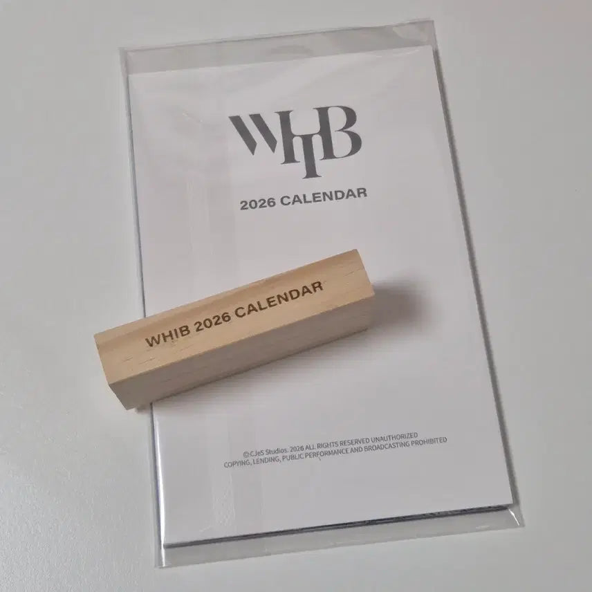 [BUNJANG] WHIB Calendar / 휘브 달력