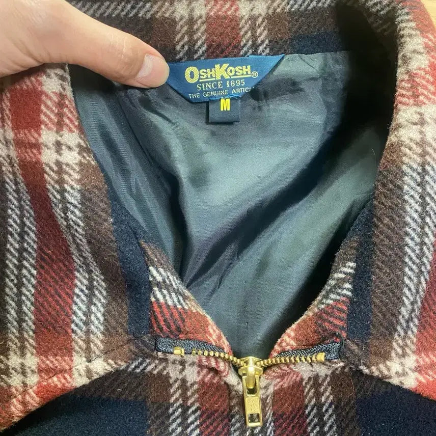 [BUNJANG] Oshkosh Wool Checkered Jacket / 오시코시 oshkosh 울 체크자켓