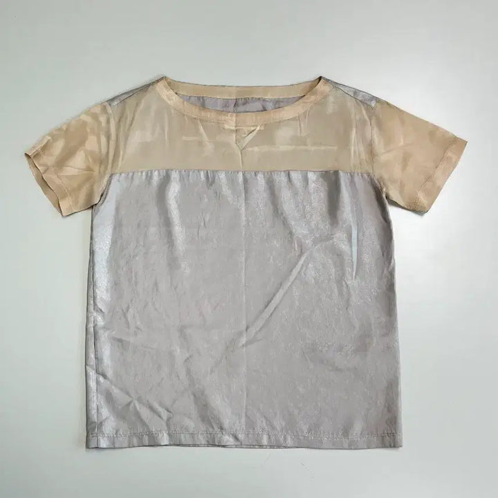 [BUNJANG] MM6 Maison Margiela Metallic Relaxed Blouse / [정품] mm6 메종마르지엘라 메탈릭 릴렉스 블라우스