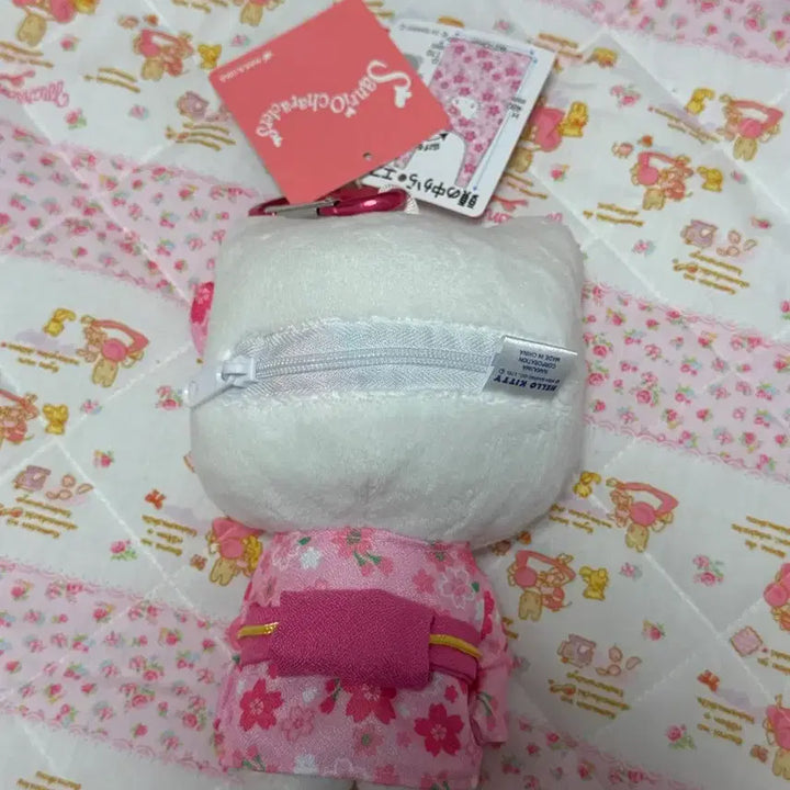 [BUNJANG] Sanrio Hello Kitty Cherry Blossom Kimono Shopping Bag / 산리오 벚꽃 기모노 헬로키티 장바구니