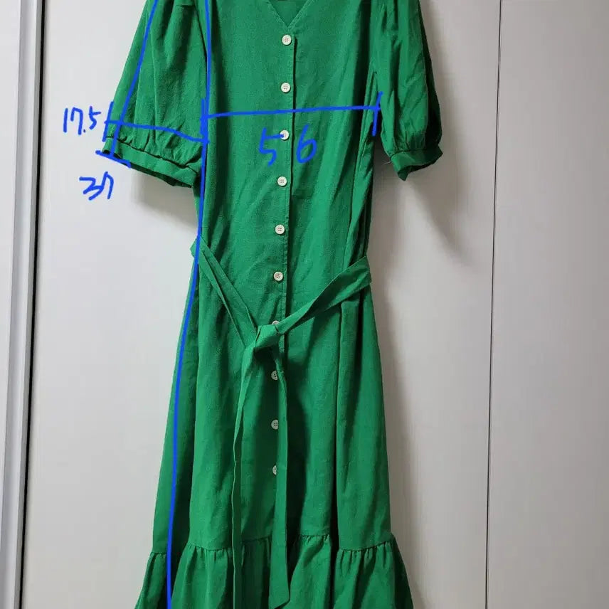 [BUNJANG] Gongguwoman Linen Long Dress / 공구우먼 린넨 롱원피스