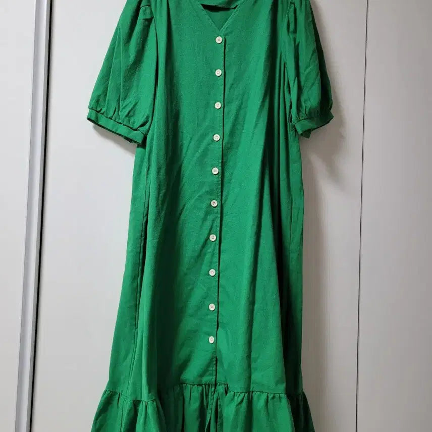 [BUNJANG] Gongguwoman Linen Long Dress / 공구우먼 린넨 롱원피스