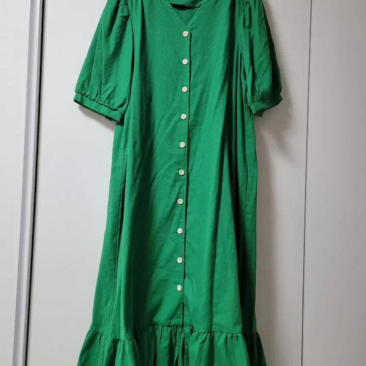 [BUNJANG] Gongguwoman Linen Long Dress / 공구우먼 린넨 롱원피스