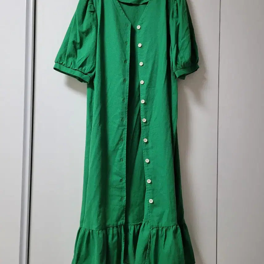 [BUNJANG] Gongguwoman Linen Long Dress / 공구우먼 린넨 롱원피스