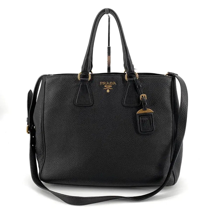[BUNJANG] Prada Vitello 2-Way Tote/Shoulder Bag / 프라다 비텔로 2way 토트백 겸 숄더백