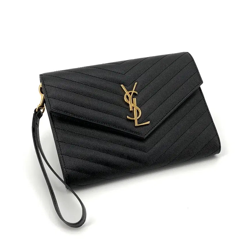 [SOLD OUT] 생로랑 모노그램 엔벨롭 클러치 617662