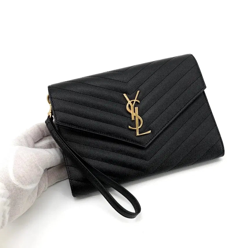 [SOLD OUT] 생로랑 모노그램 엔벨롭 클러치 617662