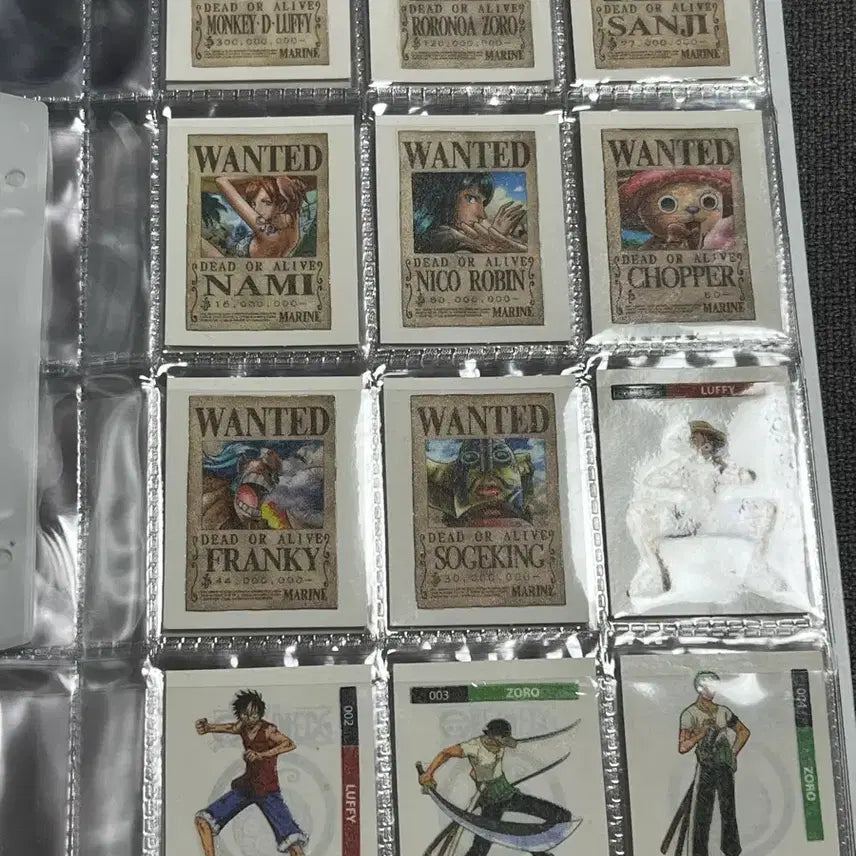 [BUNJANG] One Piece Tteokbokki Sticker Set / 구버전 원피스 띠부실 1~160,수배서 있음