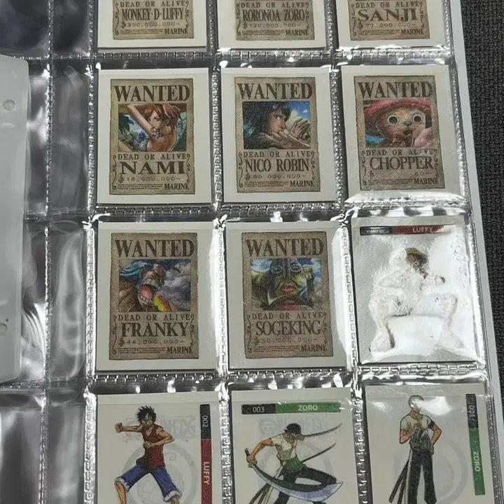 [BUNJANG] One Piece Tteokbokki Sticker Set / 구버전 원피스 띠부실 1~160,수배서 있음