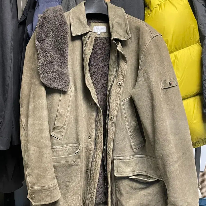 [BUNJANG] Series Sheepskin Leather Jacket / 시리즈 자켓 series 양가죽
