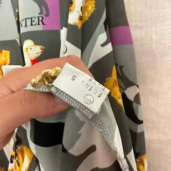 [BUNJANG] Vintage Japanese Dog Print Shirt / 일본 빈티지 강아지 셔츠