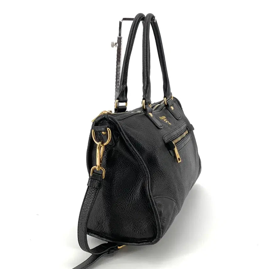 [BUNJANG] Prada Gold Hardware Moto Bag Black / 프라다 금장 모터백 블랙