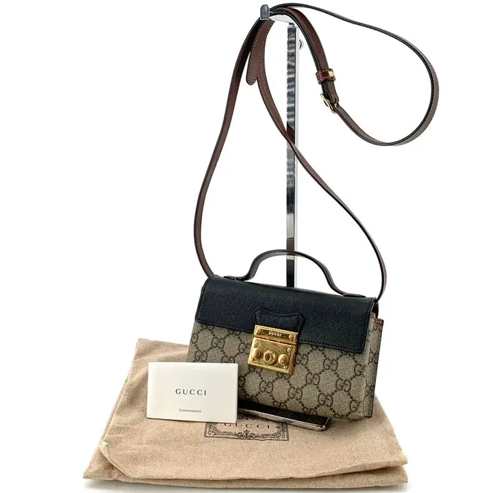 [SOLD OUT] 구찌 GG수프림 패들락 탑핸들 숄더백 652683