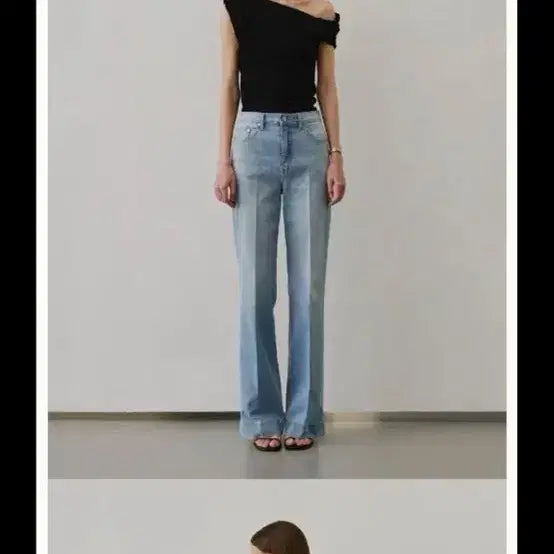 [SOLD OUT] 새상품)하와 토스카나 블루 데님(롱m)