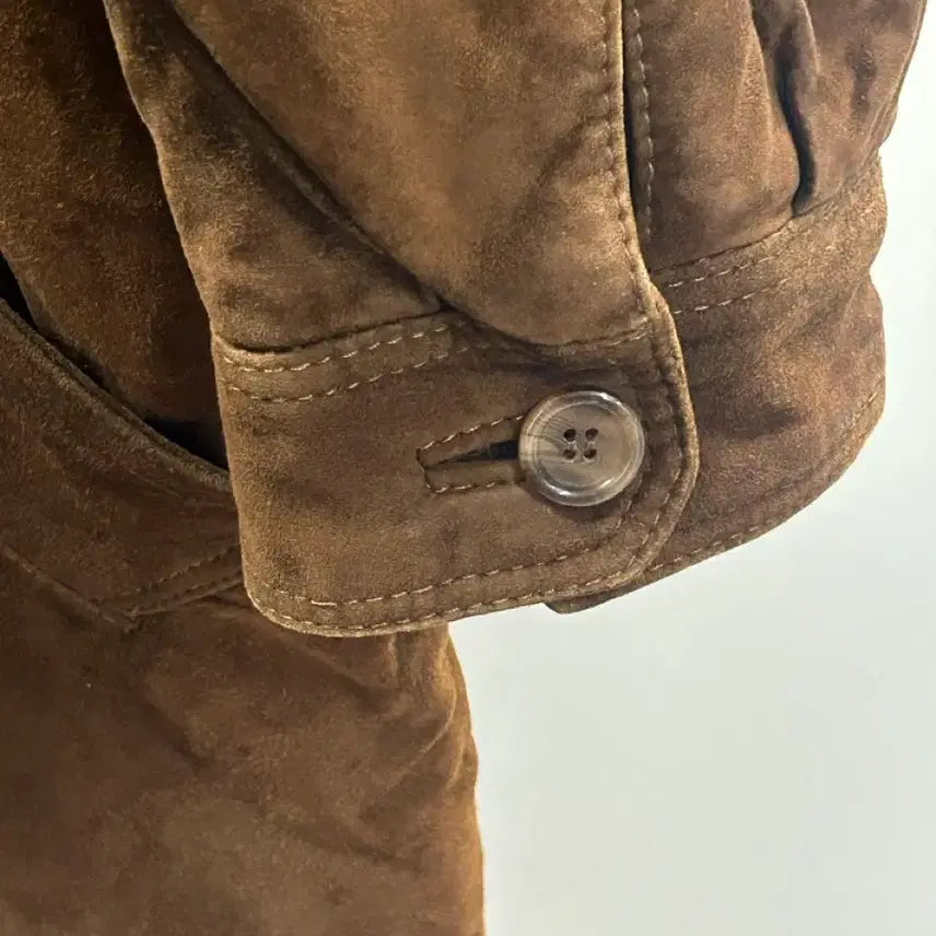 [BUNJANG] Burberry 90s Suede Half Coat / 90s 버버리 스웨이드 하프코트