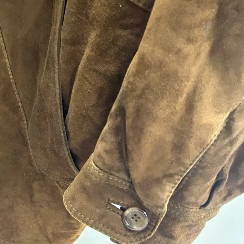 [BUNJANG] Burberry 90s Suede Half Coat / 90s 버버리 스웨이드 하프코트