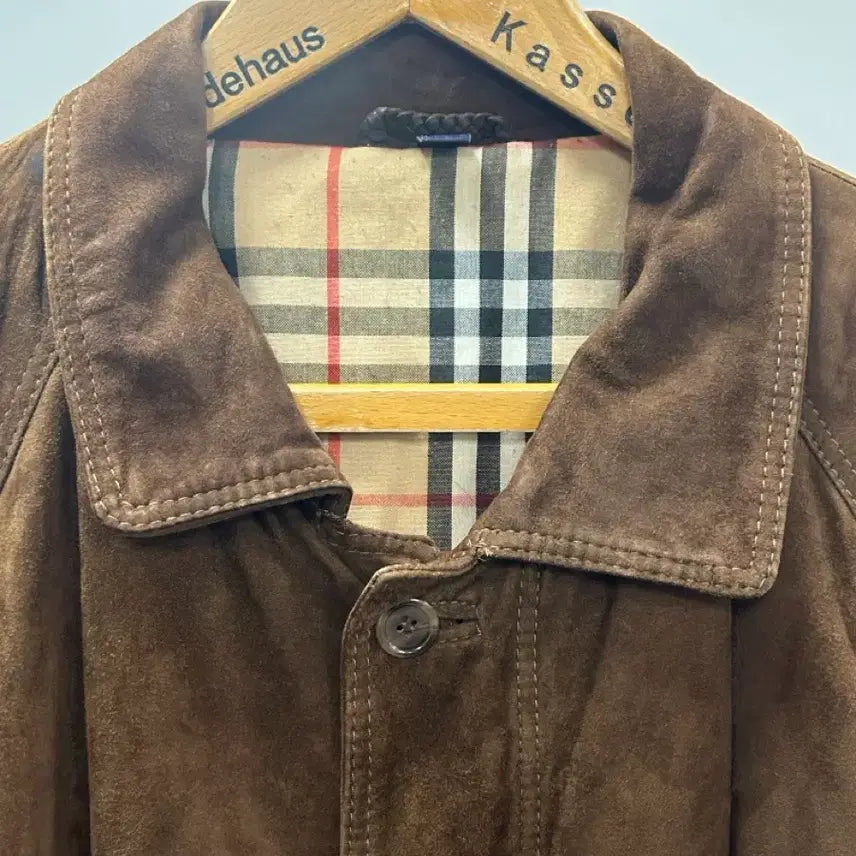 [BUNJANG] Burberry 90s Suede Half Coat / 90s 버버리 스웨이드 하프코트