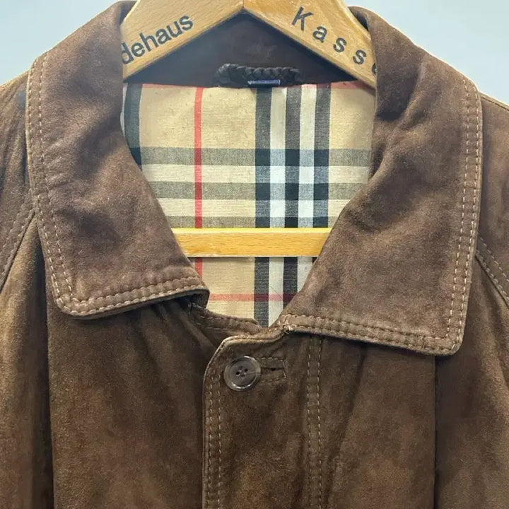 [BUNJANG] Burberry 90s Suede Half Coat / 90s 버버리 스웨이드 하프코트