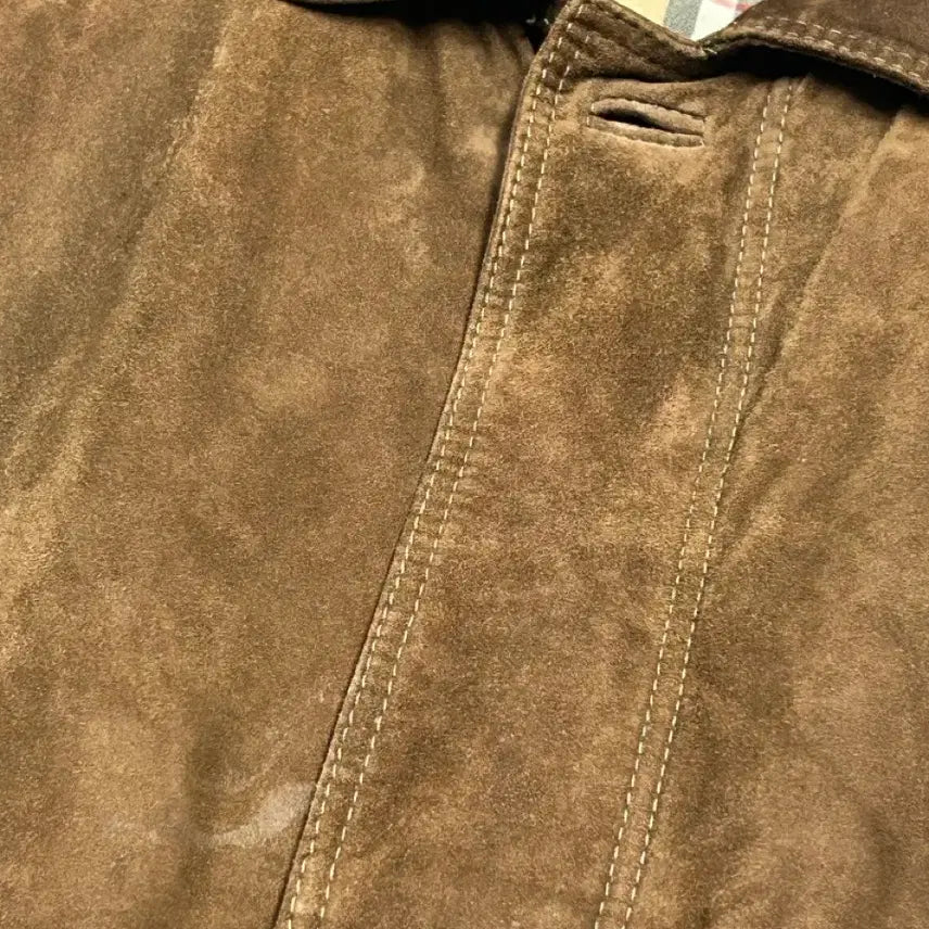 [BUNJANG] Burberry 90s Suede Half Coat / 90s 버버리 스웨이드 하프코트